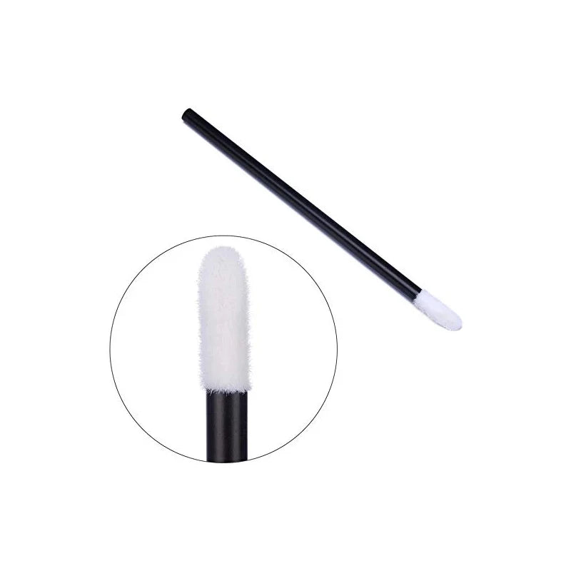 200Pcs Disposable Lip Brushes Lipbrush Wands Applicator Perfect Make Up Tool Black Eyelashes Brushes Mascara Brushes