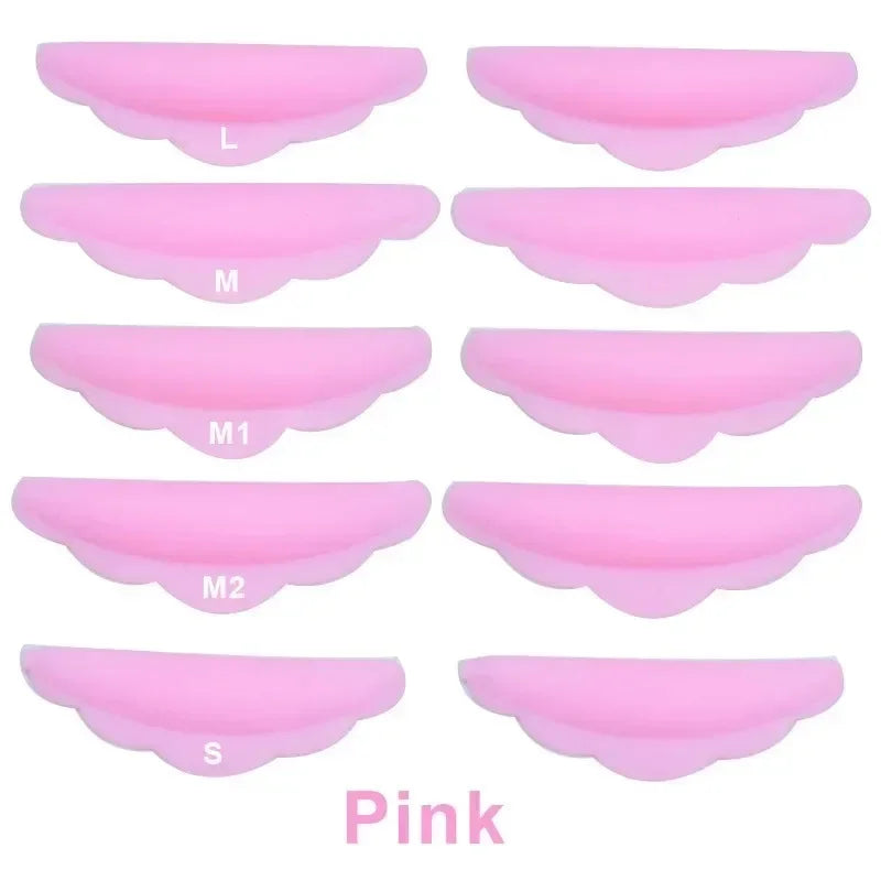 5 Pairs Silicone Eyelash Perm Pad Recycling Makeup Lifting Lashes Rods  3D Eyelash Curler Accessories Applicator Tools