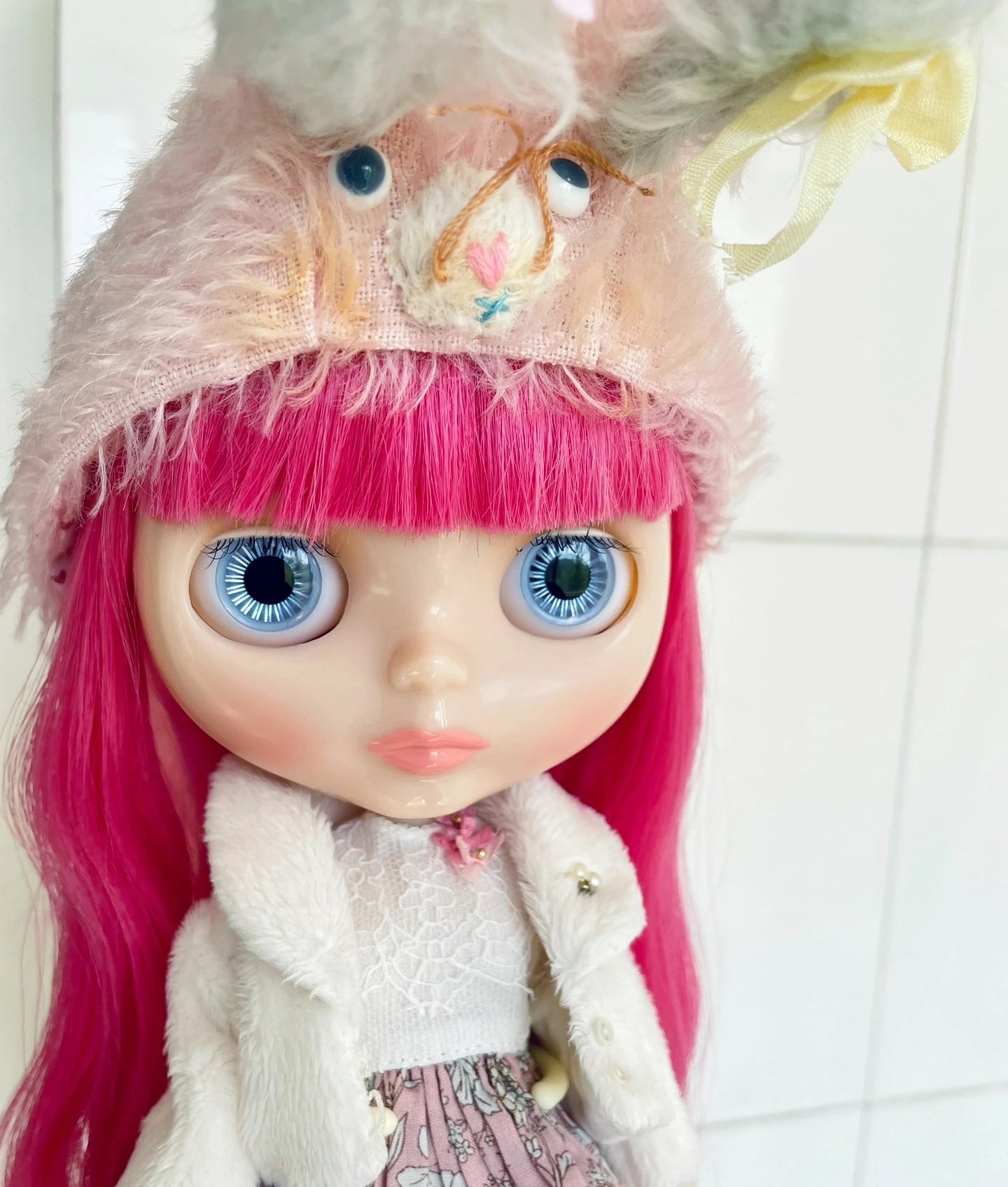 Neo Vintage Blyth Pink Hair Classical Radiance BJD Doll Sweet Girl Customized Toy Body Moveable Handmade Figure Collection