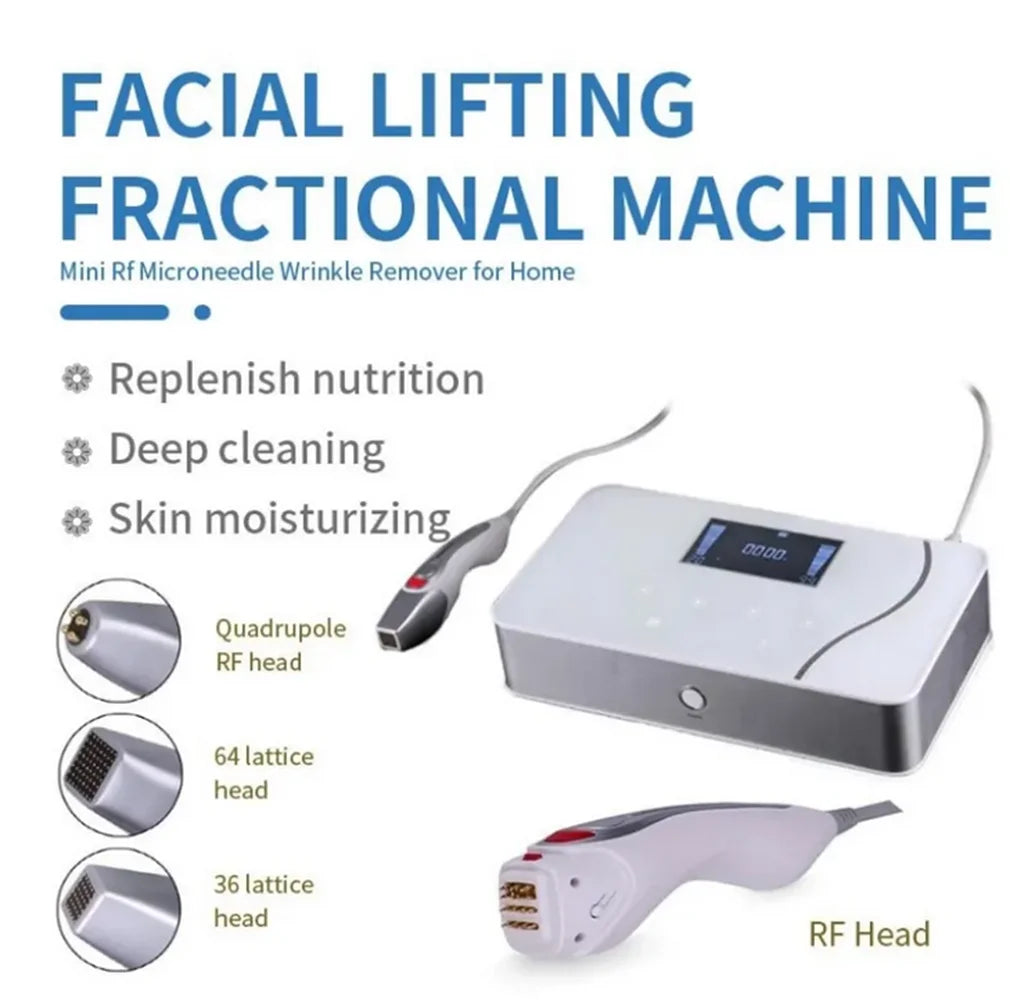 2024 New Portable Fractional RF Machine Radio Frequency Face Lift Skin Tightening Wrinkle Removal Eye Bags Spots Remove