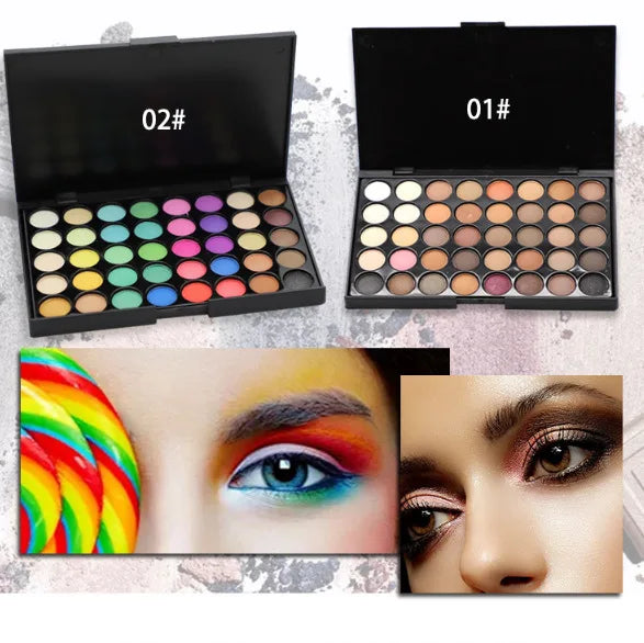 Makeup Set Kit 15 / 40 Color Waterproof Nude Eye Shadow Palette Make up Glitter Matte Pigmented Powder Pressed Eyeshadow Box