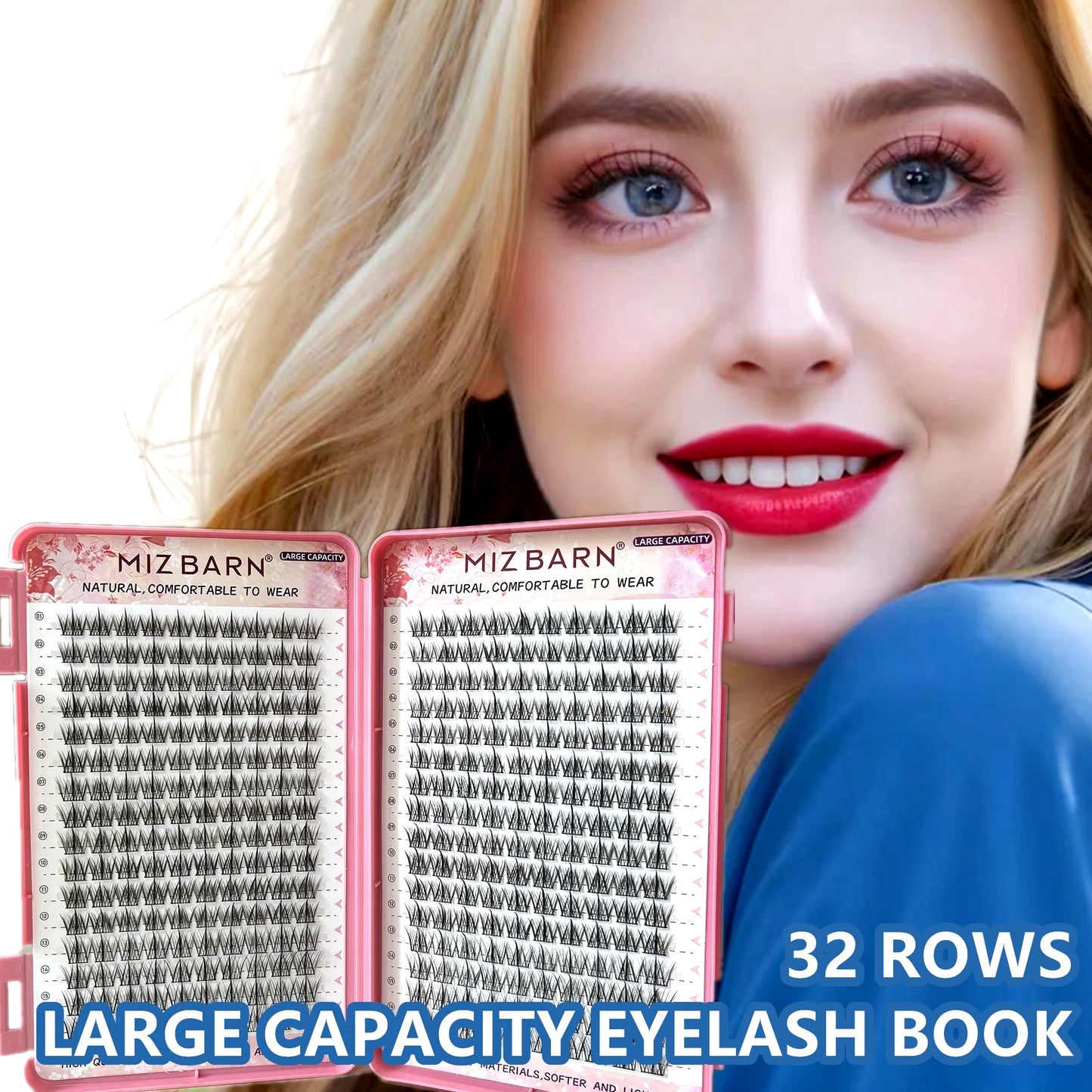 32Rows Eyeslashes Extension Personal Professional Individual Cluster Grafting Wholesale Eyelash Large Capacity Flowerknow Makeup