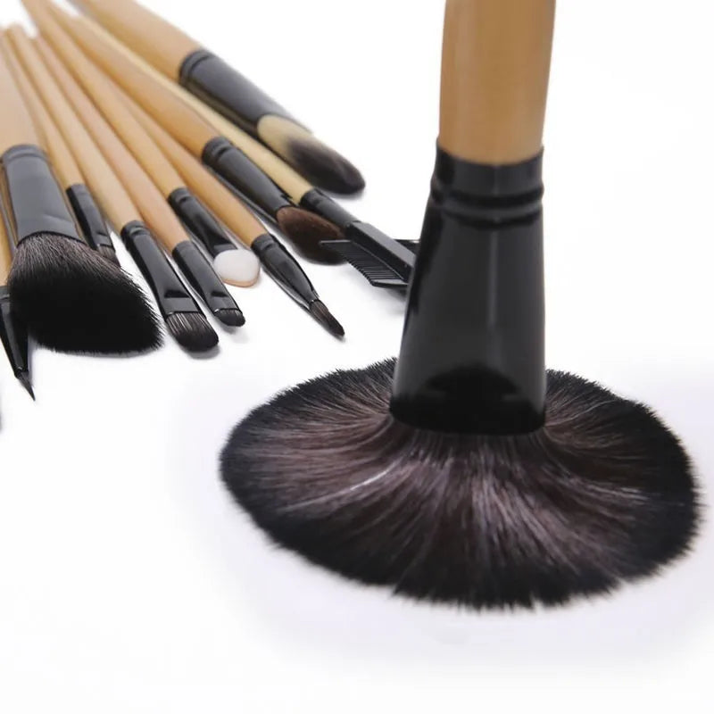 Super Bigs. Gift Bag Of  24 pcs Makeup Brush Sets Professional Cosmetics Brushes Eyebrow Powder Foundation Shadows Pinceaux Make Up Tools