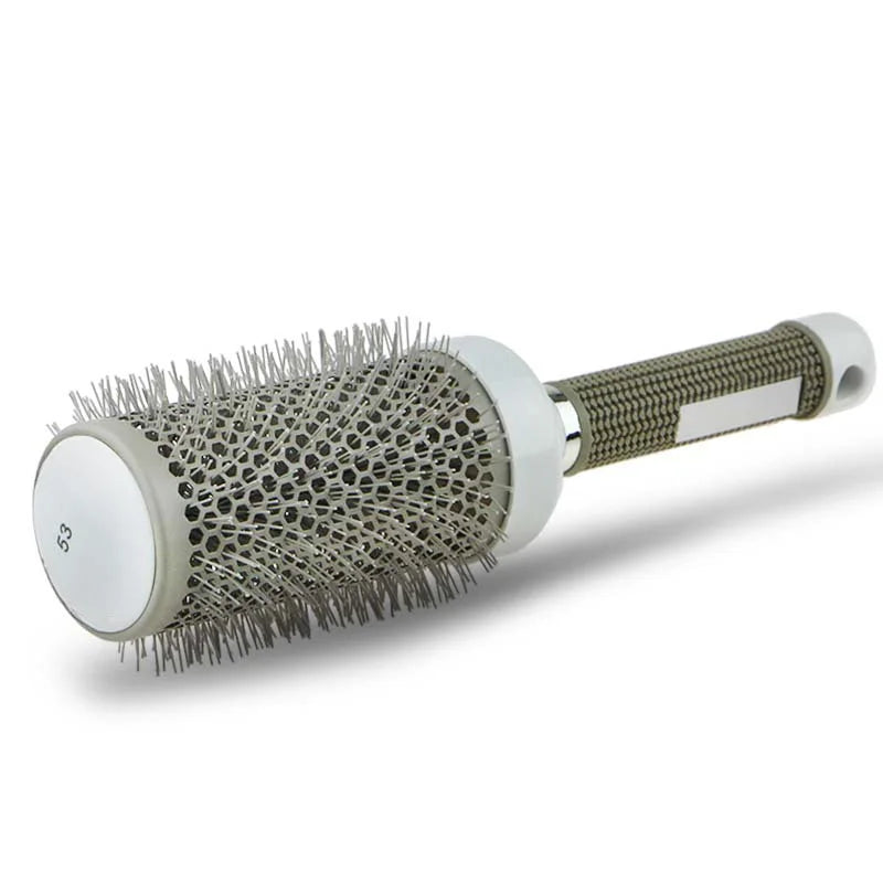 6 Size Hair Brush Nano Hairbrush Thermal  Round Barrel Comb Hairdressing Hair Salon Styling Drying Curling Heat Resistant Brush