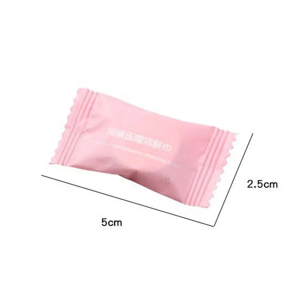 Travel Face Wash Tool Cotton Non-woven Disposable Towel Compressed Face Towel Compressed Washcloth Water Wet Wipe