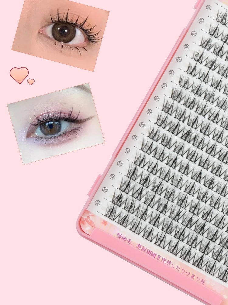 32Rows Eyeslashes Extension Personal Professional Individual Cluster Grafting Wholesale Eyelash Large Capacity Flowerknow Makeup