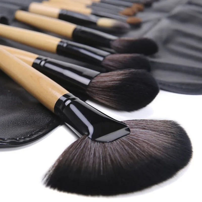 Super Bigs. Gift Bag Of  24 pcs Makeup Brush Sets Professional Cosmetics Brushes Eyebrow Powder Foundation Shadows Pinceaux Make Up Tools