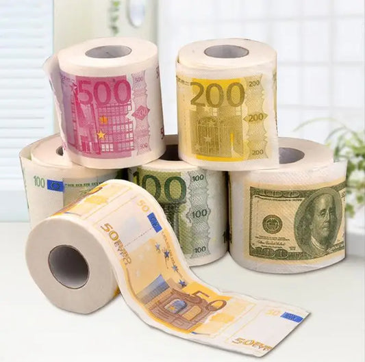 toilet paper roll bulk $100 Dollar Humour Toilet Paper Bill Toilet Paper Roll Novelty Gag Gift Funny Gag Gift hot