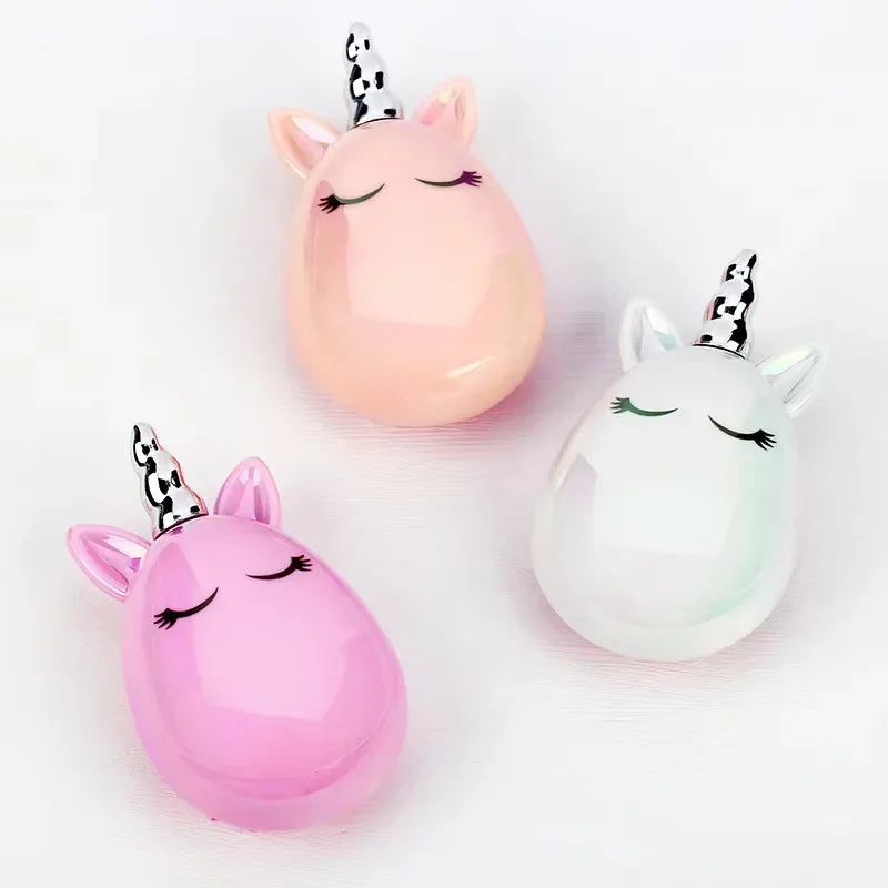 New Mini Magic Hot Hair Comb Detangling Hair Brush Cartoon Unicorn Shower Comb for Travel Professional Massage Styling Tool