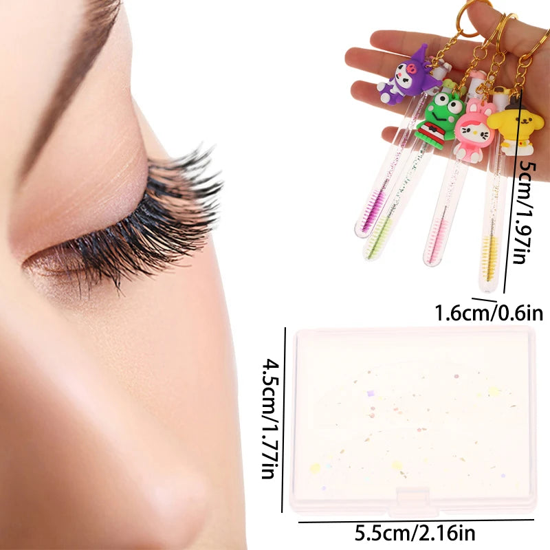 1Pair Shiny Silicone Eyelash Perm Pad Lifting Lashes Rods Shield 3d Eyelash Curler Accessories Applicator Makeup Tools