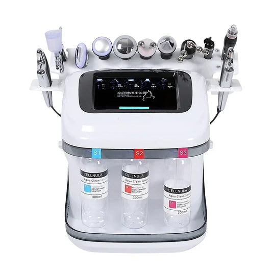 New Arrival! 10 In 1 H2o2 Aqua Peeling Lift Skin Bubble Moisturizer Oxygen Hydrofacial Machine, Skin Care Cleansing Facials