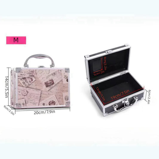 Carry All Makeup  Case with Pro Makeup Set, Reusable Makeup Storage box