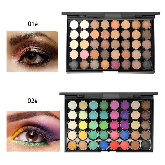 Makeup Set Kit 15 / 40 Color Waterproof Nude Eye Shadow Palette Make up Glitter Matte Pigmented Powder Pressed Eyeshadow Box