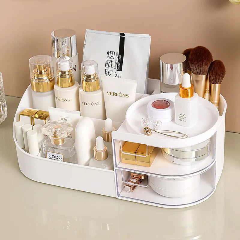 Elegant Makeup Drawer Organizer is the epitome of luxury, with ample space for your makeup, jewelry