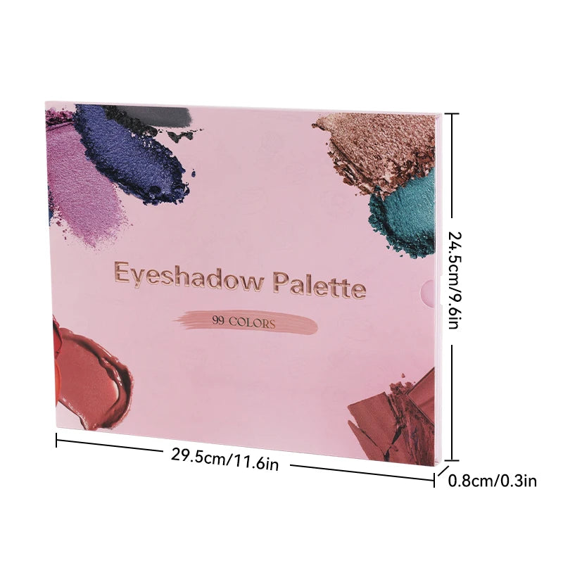 Professional Neutral 99 Colors Eyeshadow Palette Long Lasting Waterproof Colorful Eye Shadow Palette Makeup Set