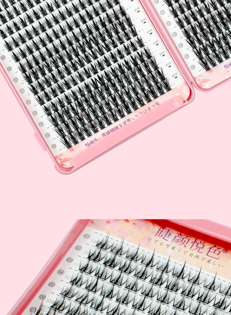 32Rows Eyeslashes Extension Personal Professional Individual Cluster Grafting Wholesale Eyelash Large Capacity Flowerknow Makeup